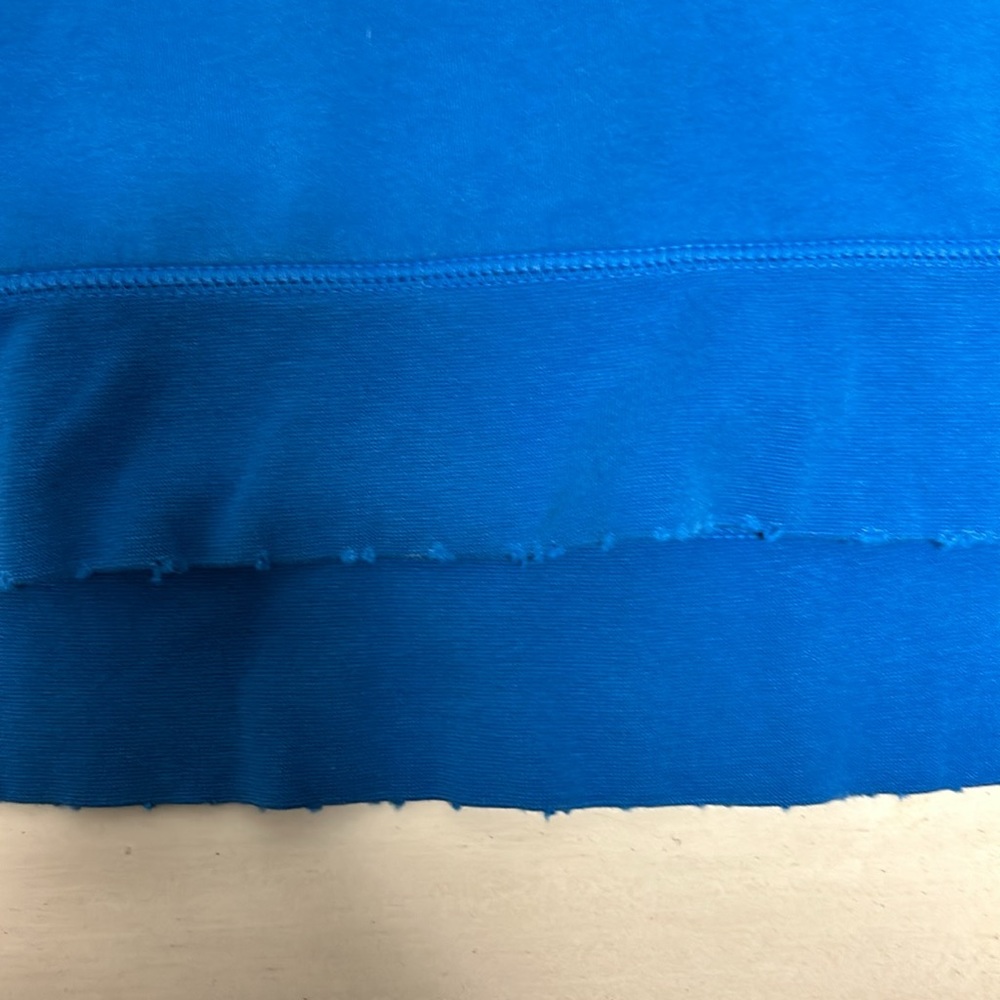 Electric & Rose Neil Sweatshirt High Low Oversized Blue Ombré NWT - Picture 6 of 11